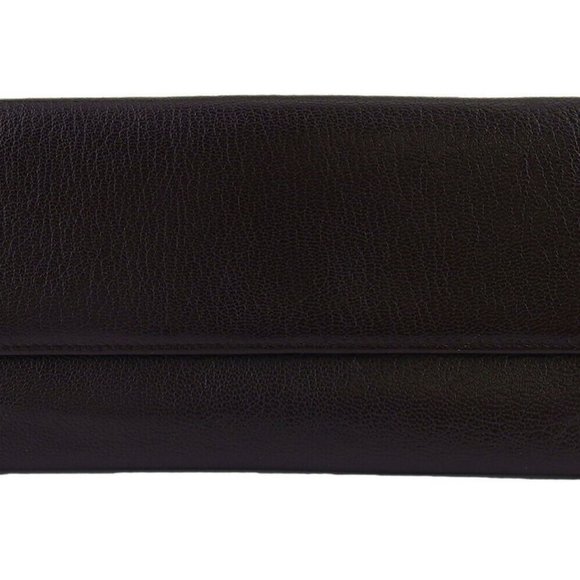 BVLGARI long wallet Doppi tondo leather Auth used T19727 - Picture 2 of 8